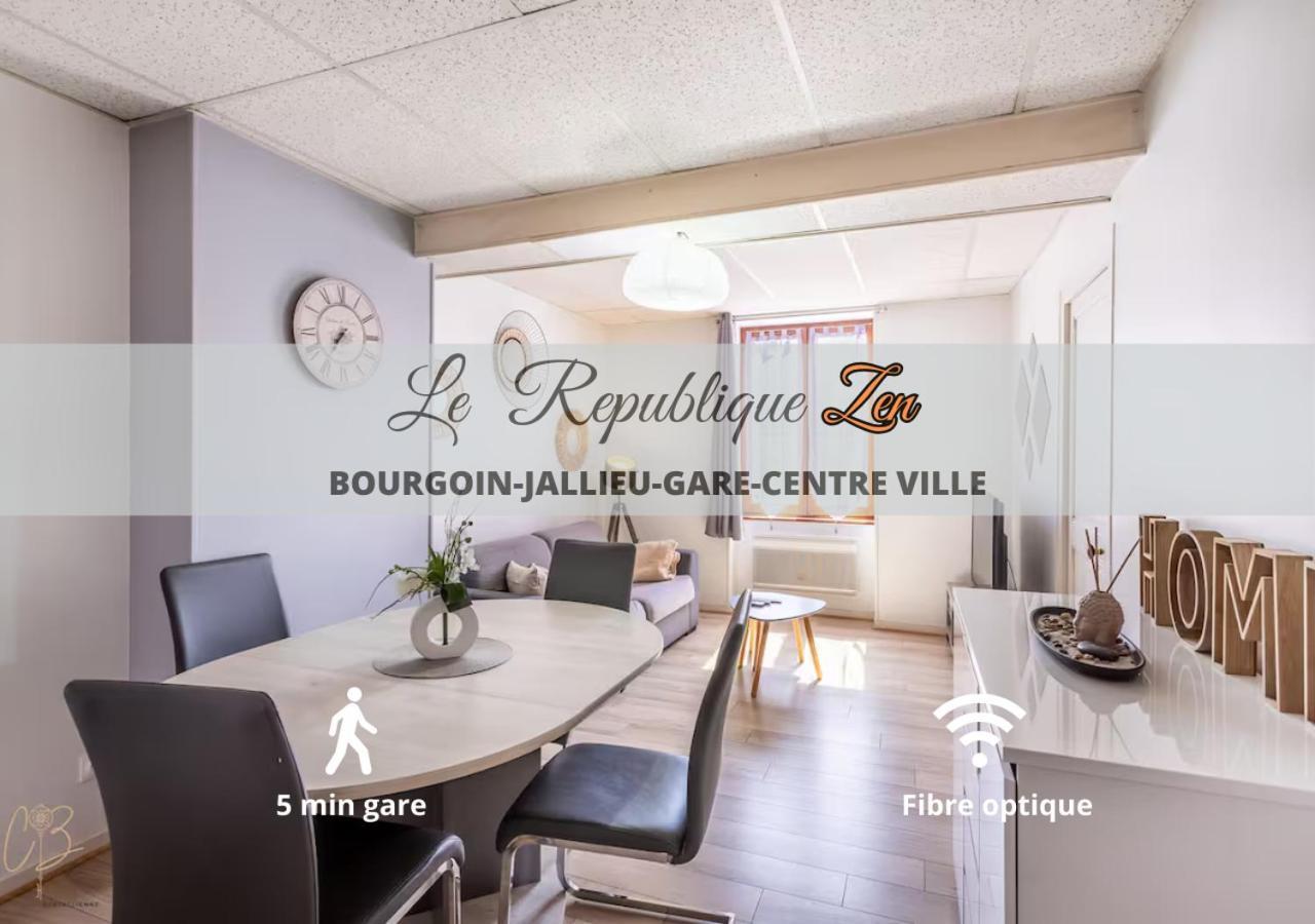 Le Republique-Gare-Centre Ville Bourgoin-Jallieu Exterior photo